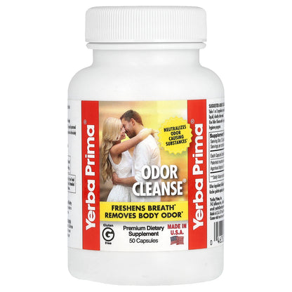 Yerba Prima, Odor Cleanse, 50 Capsules (75 mg per Capsule)