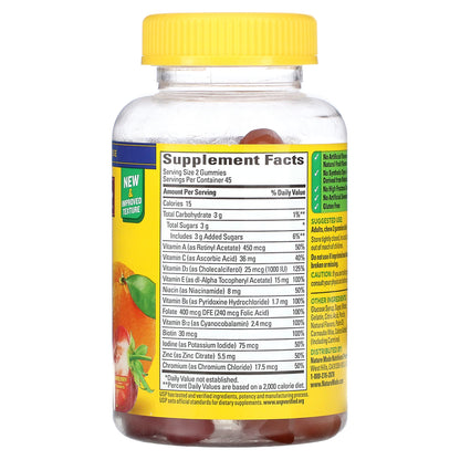 Nature Made, Multi Gummies, Orange & Strawberry, 90 Gummies