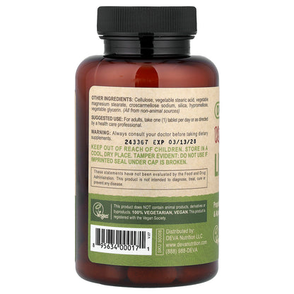 Deva, Vegan Liversup™, 675 mg, 90 Tablets