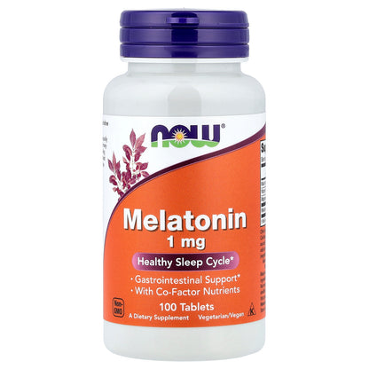 NOW Foods, Melatonin, 1 mg, 100 Tablets