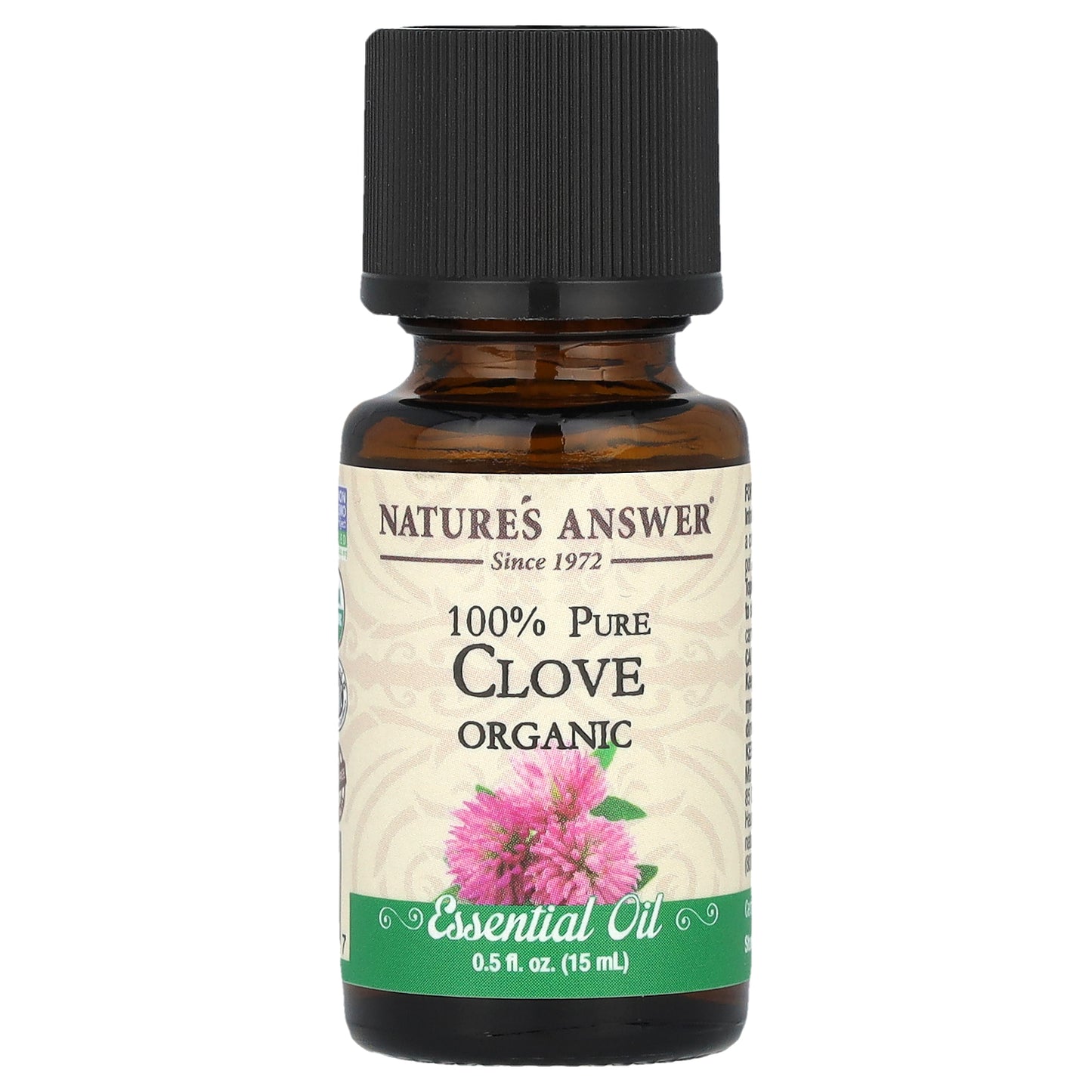 Nature's Answer, 100% Pure Organic Essential Oil, Clove, 0.5 fl oz (15 ml)