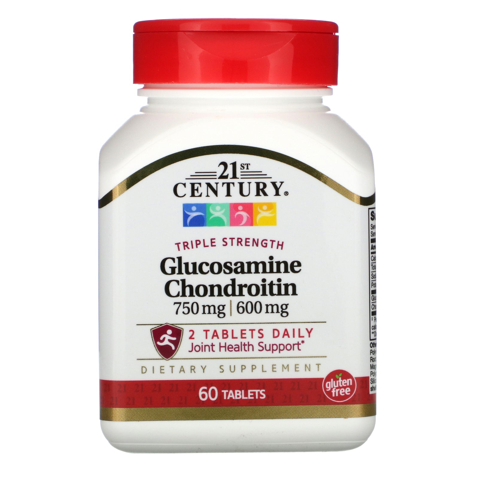 21st Century, Triple Strength Glucosamine / Chondroitin, 60 Tablets