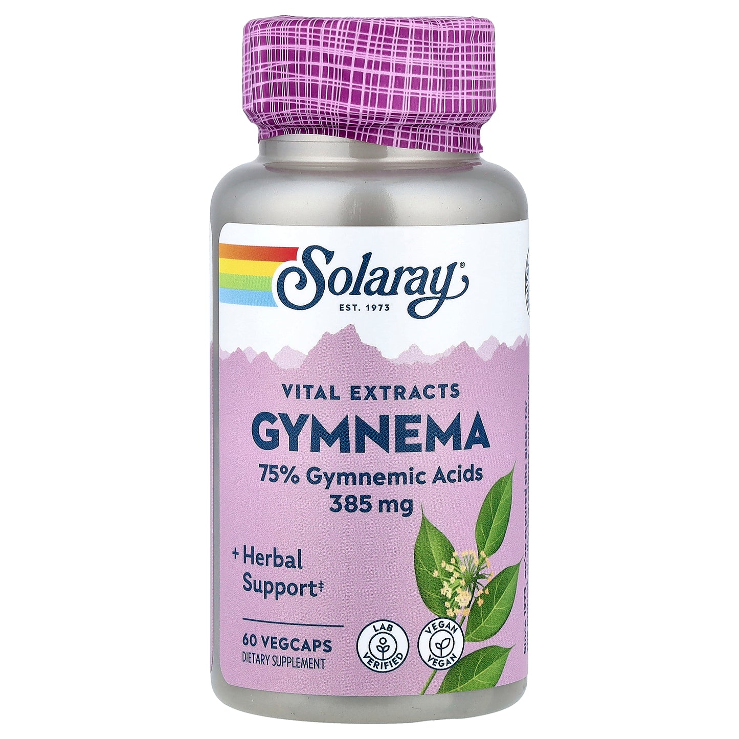 Solaray, Vital Extracts, Gymnema, 385 mg, 60 VegCaps
