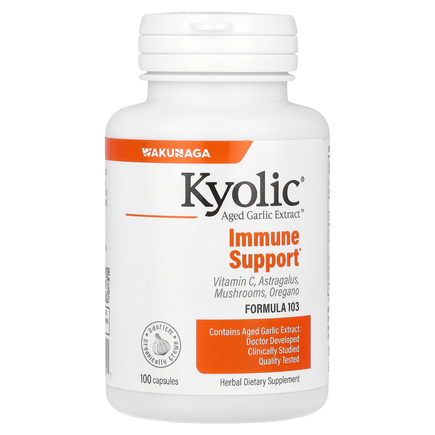 Kyolic, Aged Garlic Extract™, Immune Support, Formula 103, 100 Capsules