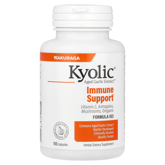 Kyolic, Aged Garlic Extract™, Immune Support, Formula 103, 100 Capsules