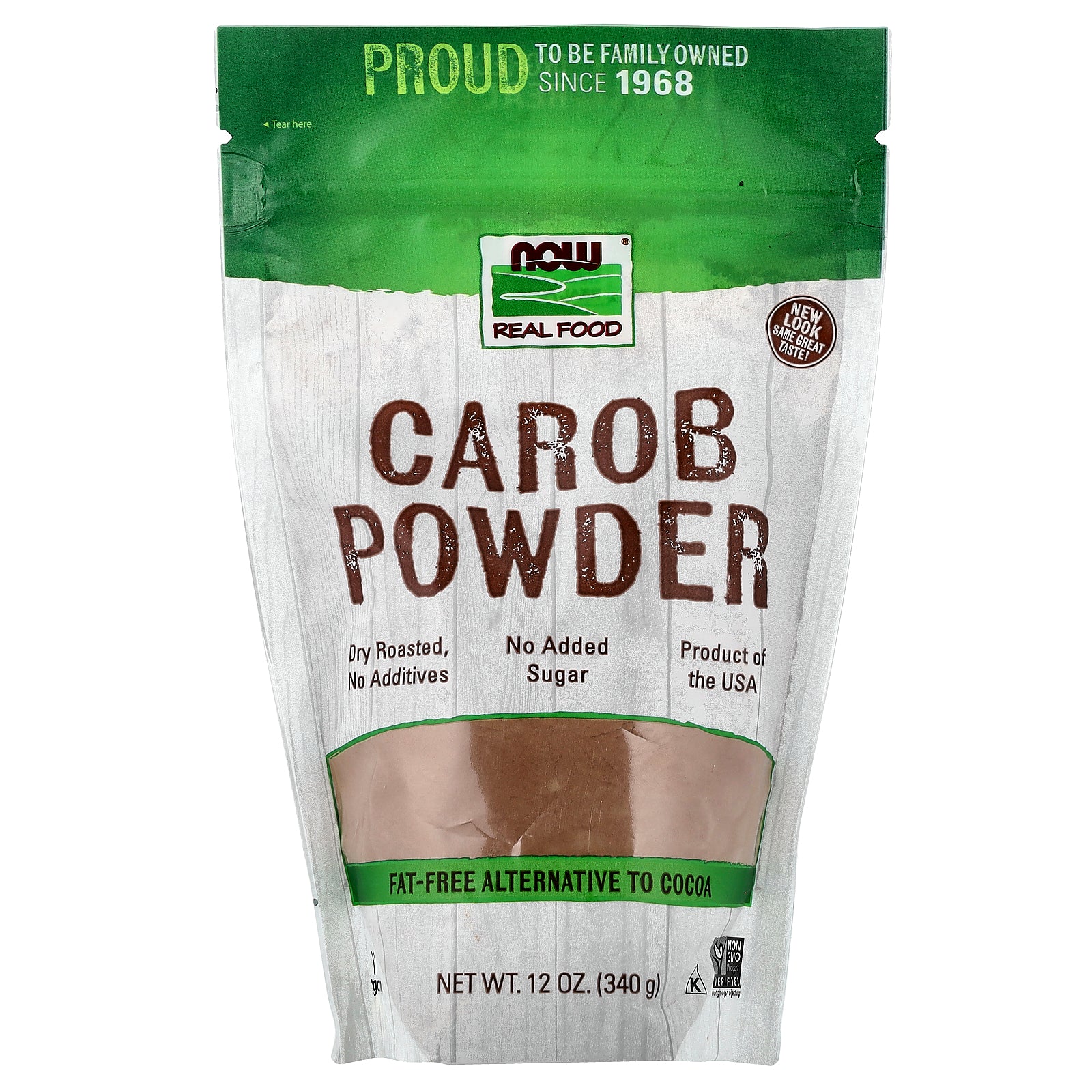 NOW Foods, Real Food, Carob Powder, 12 oz (340 g)