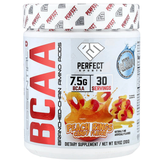 PERFECT Sports, BCAA Hyper Clear, Peach Rings Candy, 10.9 oz (310 g)