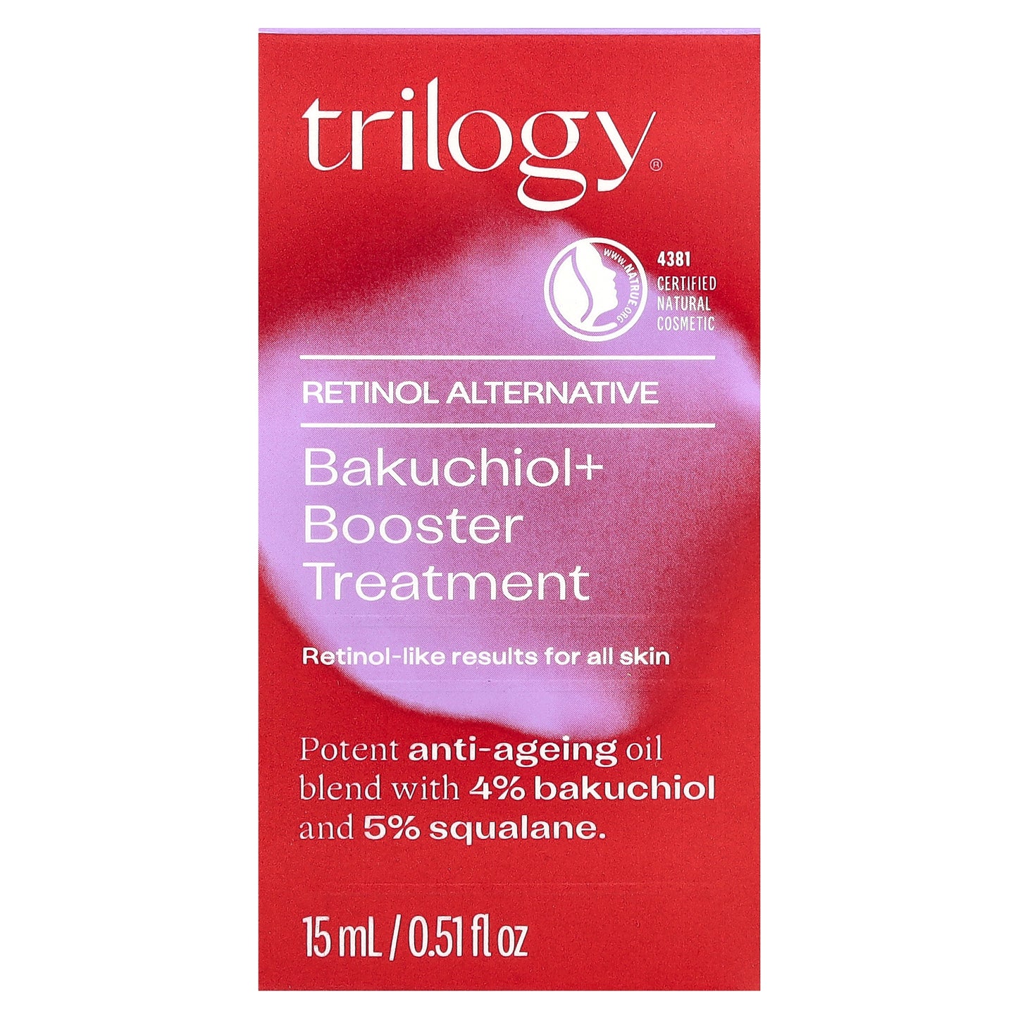 Trilogy, Bakuchiol + Booster Treatment, 0.51 fl oz (15 ml)