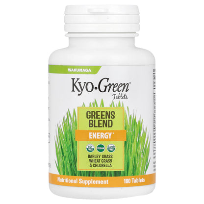 Kyolic, Kyo-Green, Greens Blend, Energy, 180 Tablets