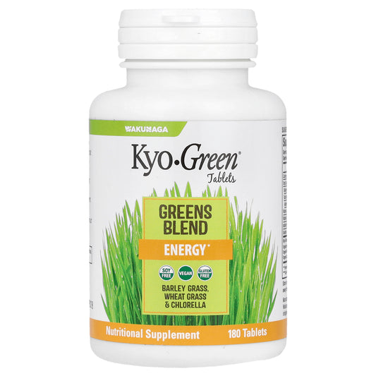 Kyolic, Kyo-Green, Greens Blend, Energy, 180 Tablets