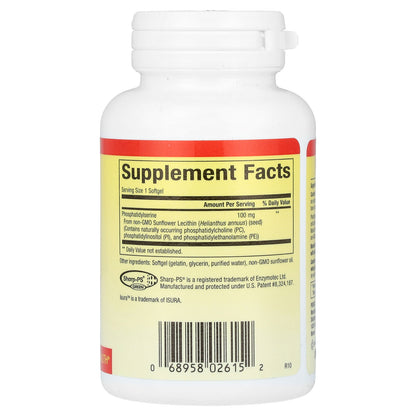 Natural Factors, PS, Phosphatidylserine, 100 mg, 30 Softgels