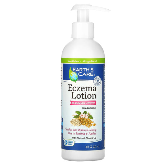 Earth's Care, Eczema Lotion, 2% Colloidal Oatmeal, 8 fl oz (237 ml)