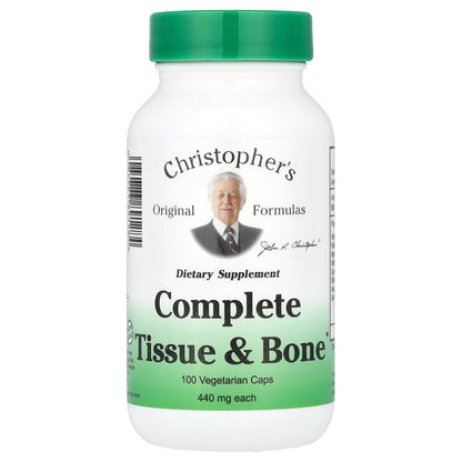 Christopher's Original Formulas, Complete Tissue & Bone, 440 mg, 100 Vegetarian Caps