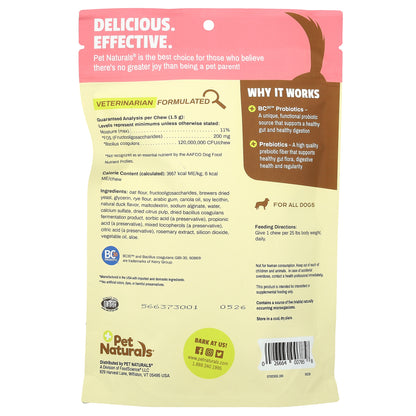 Pet Naturals, Daily Probiotic, For Dogs , 160 Chews, 8.46 oz (240 g)