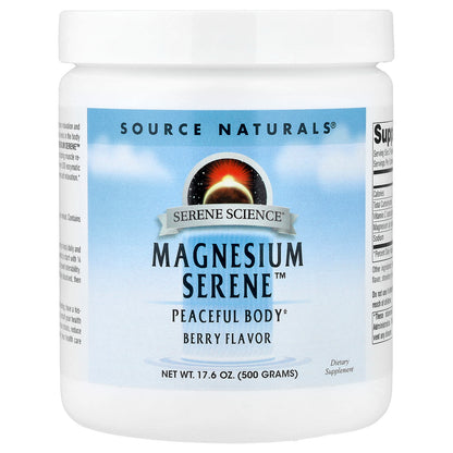 Source Naturals, Magnesium Serene™, Berry, 17.6 oz (500 g)