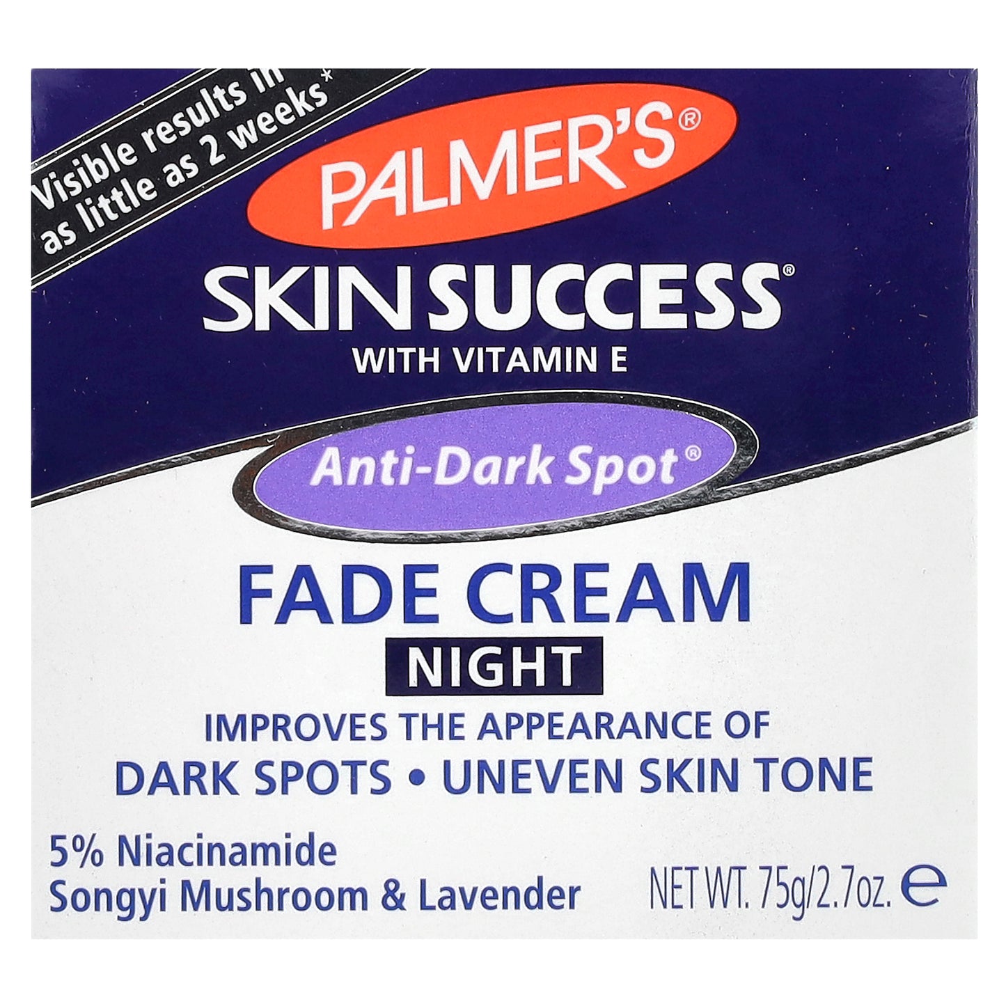 Palmer's, Skin Success® with Vitamin E, Anti-Dark Spot® Fade Cream, Night, 2.7 oz (75 g)