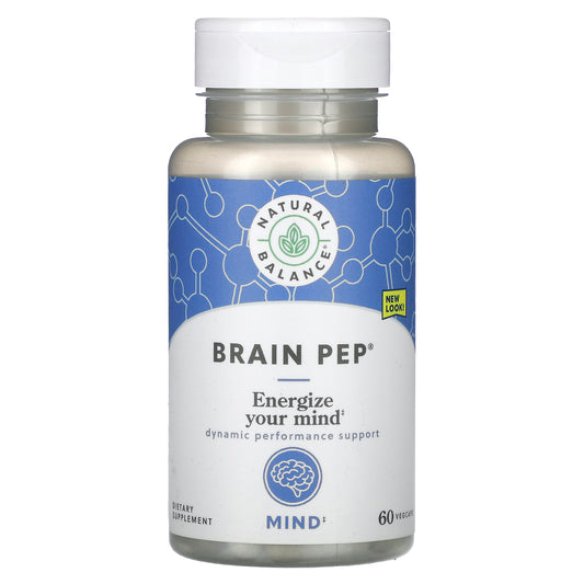 Natural Balance, Brain Pep, 60 VegCaps