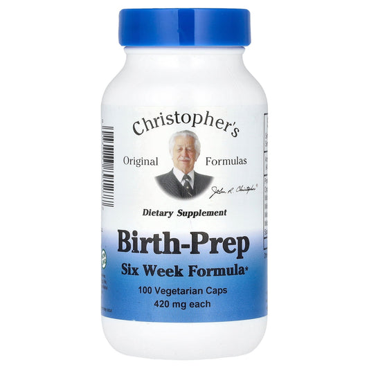 Christopher's Original Formulas, Birth-Prep, Six Week Formula, 100 Vegetarian Caps