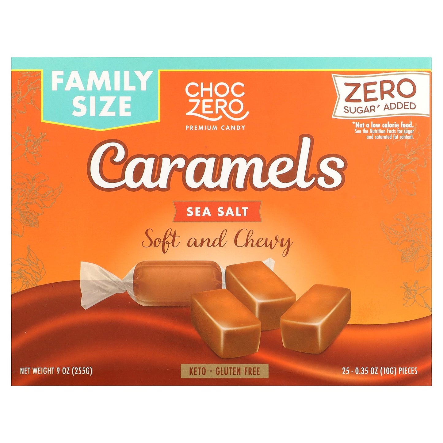 ChocZero, Caramels, Sea Salt, 9 oz (255 g)