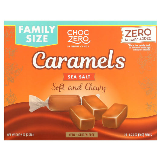 ChocZero, Caramels, Sea Salt, 9 oz (255 g)