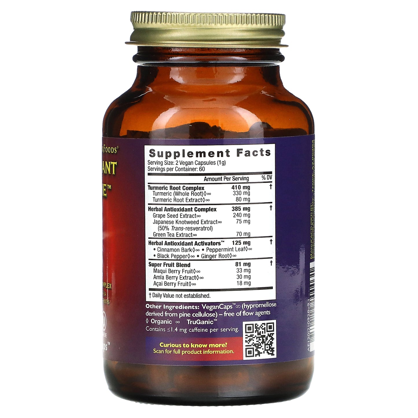 HealthForce Superfoods, Antioxidant Extreme, Version 9.1, 120 VeganCaps