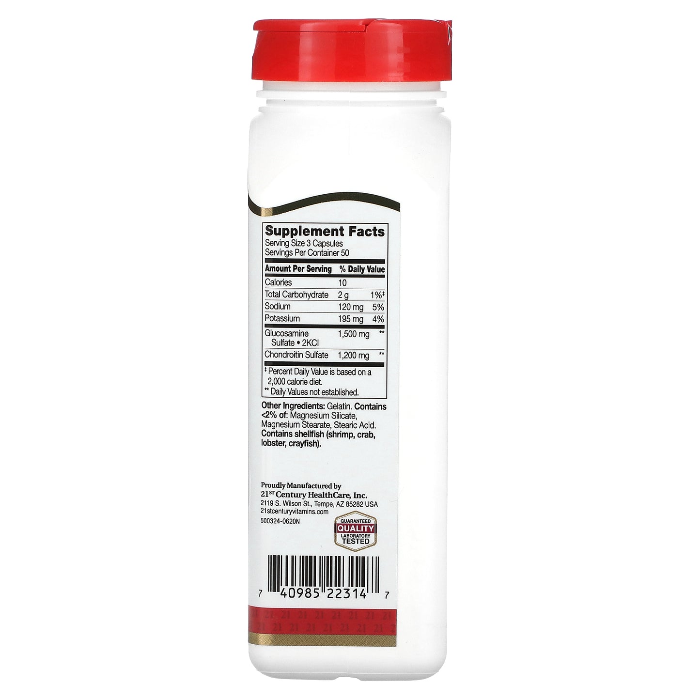 21st Century, Glucosamine Chondroitin, 150 Easy To Swallow Capsules