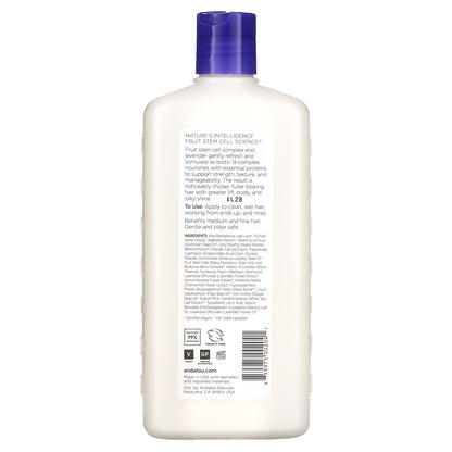 Andalou Naturals, Conditioner, Full Volume, For Lift, Body, and Shine, Lavender & Biotin, 11.5 fl oz (340 ml)