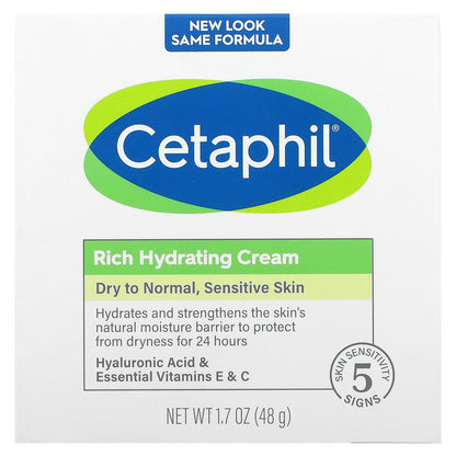 Cetaphil, Rich Hydrating Cream, 1.7 oz (48 g)