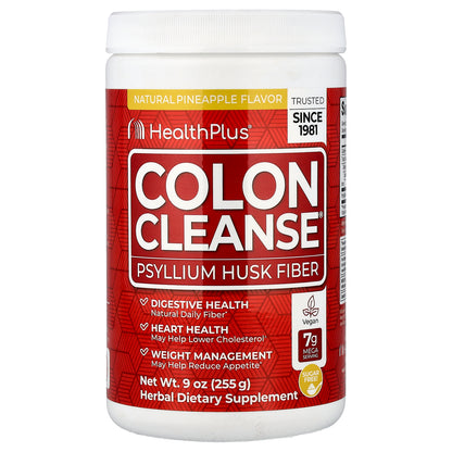 Health Plus, Colon Cleanse®, Natural Pineapple, 9 oz (255 g)