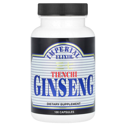 Imperial Elixir, Tienchi Ginseng, 100 Capsules (500 mg per Capsule)