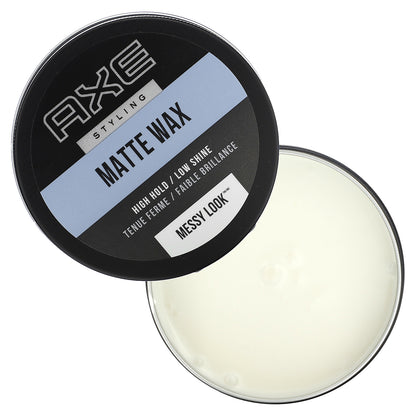 AXE, Styling Matte Wax, High Hold, Low Shine, 2.64 oz (75 g)