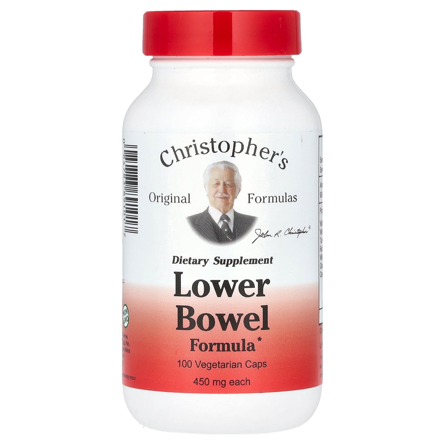 Christopher's Original Formulas, Lower Bowel Formula, 100 Vegetarian Caps