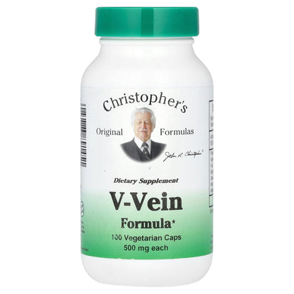 Christopher's Original Formulas, V-Vein Formula, 100 Vegetarian Caps