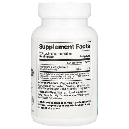 Jigsaw Health, MagPure™ Glycinate, 120 Capsules (50 mg per Capsule)