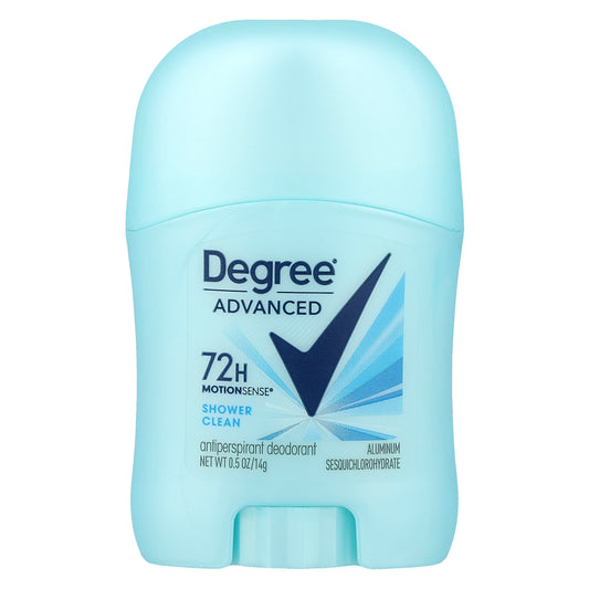 Degree, Advanced, 72H MotionSense®, Antiperspirant Deodorant, Shower Clean, 0.5 oz (14 g)