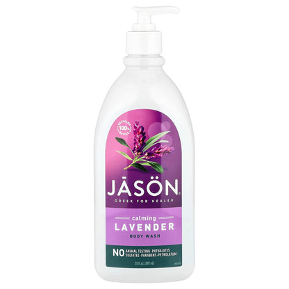 Jason Natural, Body Wash, Calming Lavender, 30 fl oz (887 ml)