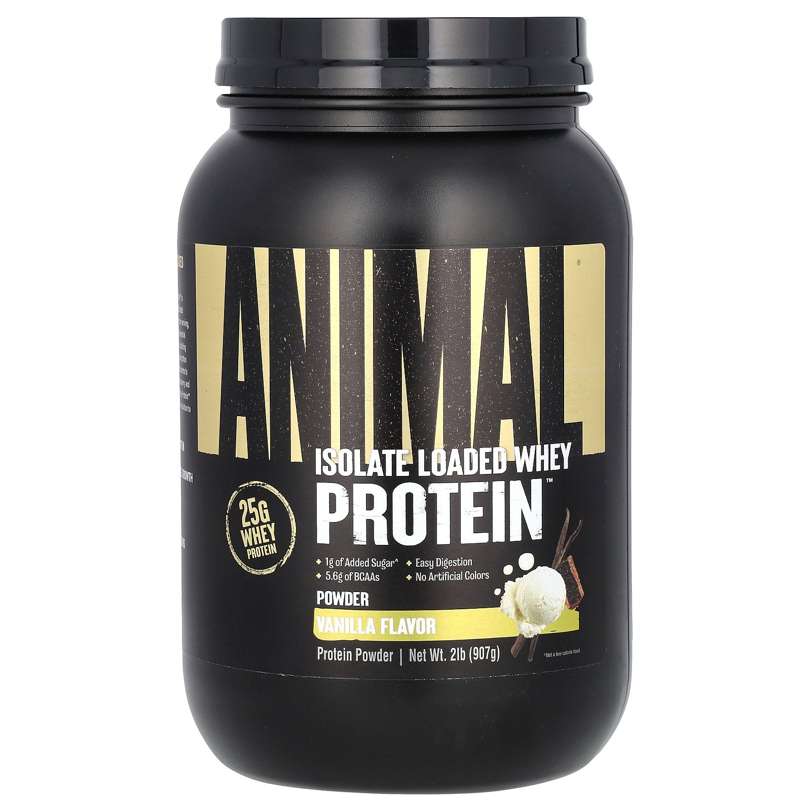 Animal, Isolate Loaded Whey Protein Powder, Vanilla, 2 lb (907 g)