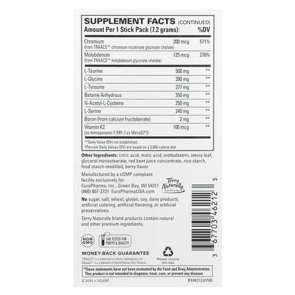 Terry Naturally, Fatigued to Fantastic!™ Energy Revitalization Drink Mix, 12 Stick Packs, 0.25 oz (7.2 g) Each