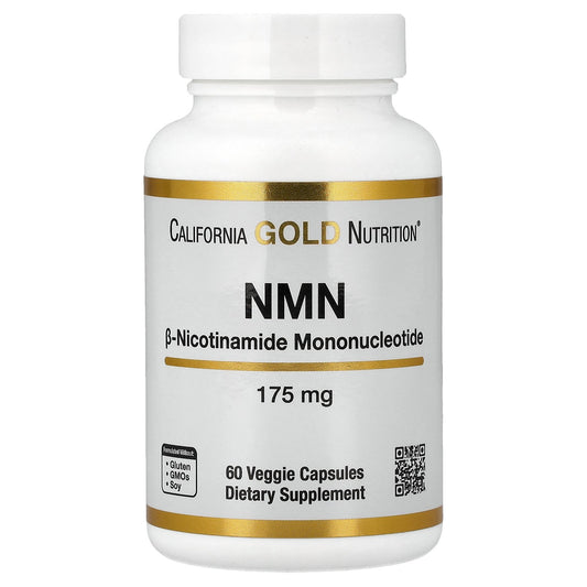 California Gold Nutrition, NMN, 175 mg, 60 Veggie Capsules