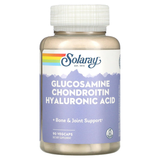 Solaray, Glucosamine Chondroitin Hyaluronic Acid, 90 VegCaps