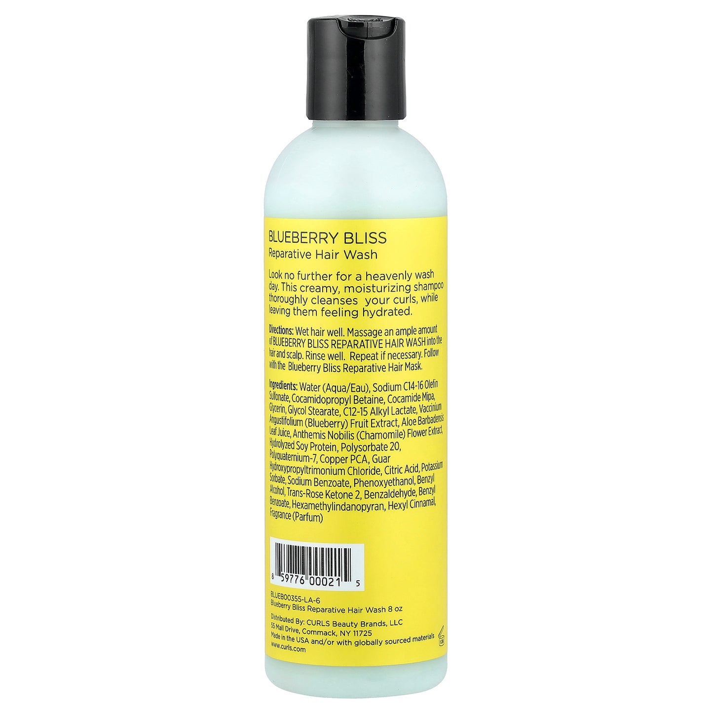 Curls, Blueberry Bliss, Reparative Hair Wash, 8 fl oz (236 ml)