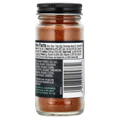 Frontier Co-op, Organic Berbere Seasoning, 2.3 oz (64 g)