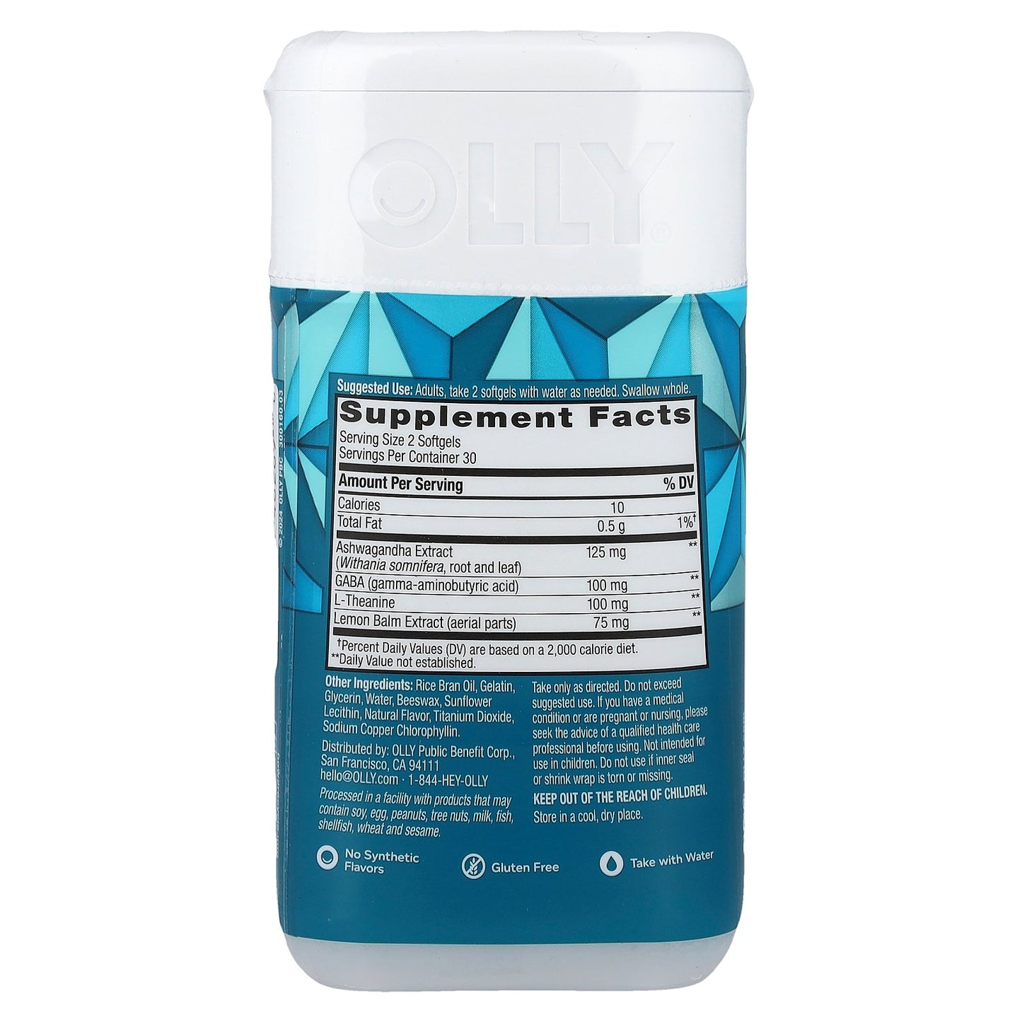 OLLY, Goodbye Stress®, 60 Softgels