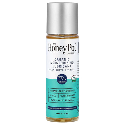 The Honey Pot Company, Organic Moisturizing Lubricant With Agave Extract, 2 fl oz (59 ml)