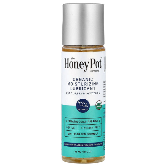 The Honey Pot Company, Organic Moisturizing Lubricant With Agave Extract, 2 fl oz (59 ml)