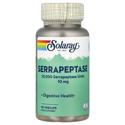 Solaray, Serrapeptase, 10 mg, 90 VegCaps