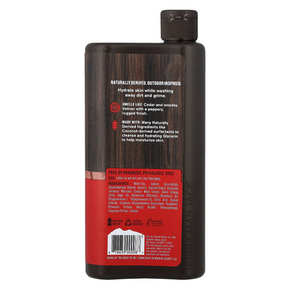 Every Man Jack, Body Wash, Cedarwood, 16.9 fl oz (500 ml)