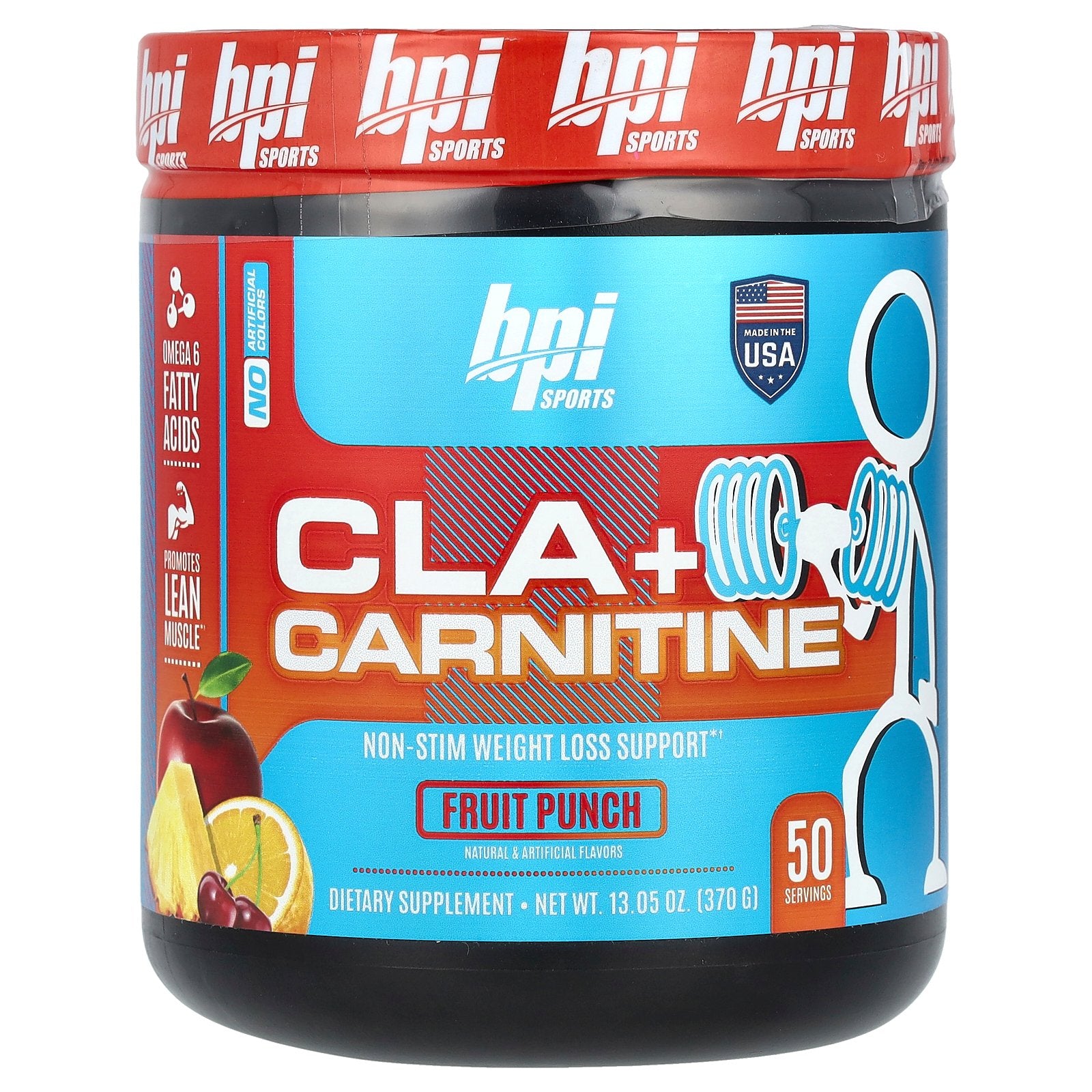 BPI Sports, CLA + Carnitine, Fruit Punch, 13.05 oz (370 g)