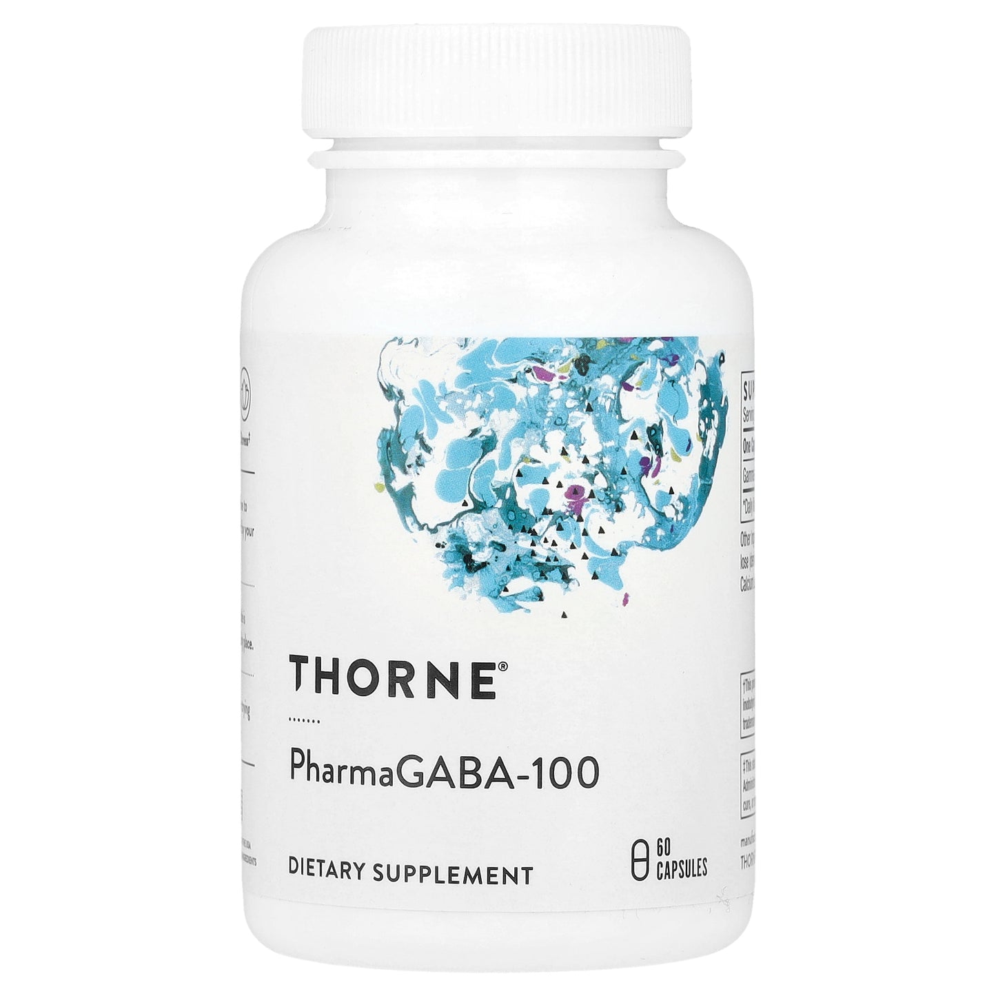 Thorne, PharmaGABA-100, 60 Capsules