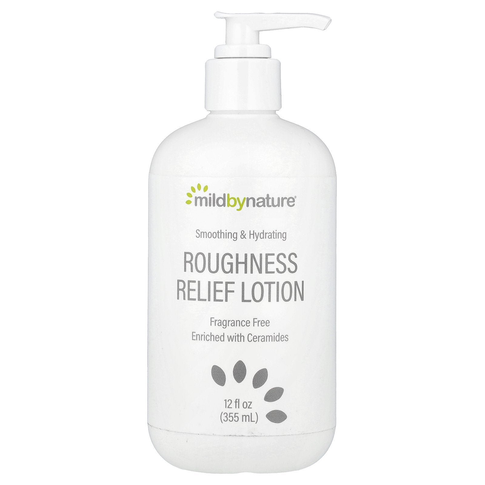 Mild By Nature, Roughness Relief Lotion, Fragrance Free, 12 fl oz (355 ml)